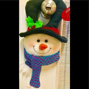 COPY - Puffy Snowman “Over the knob Door Hanger! New ⛄️⛄️